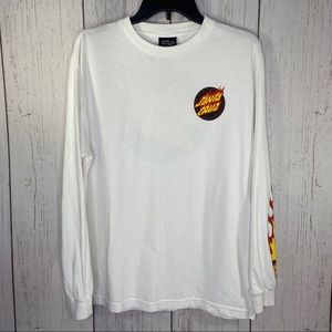 Nhs Santa cruz men’s shirt size medium white